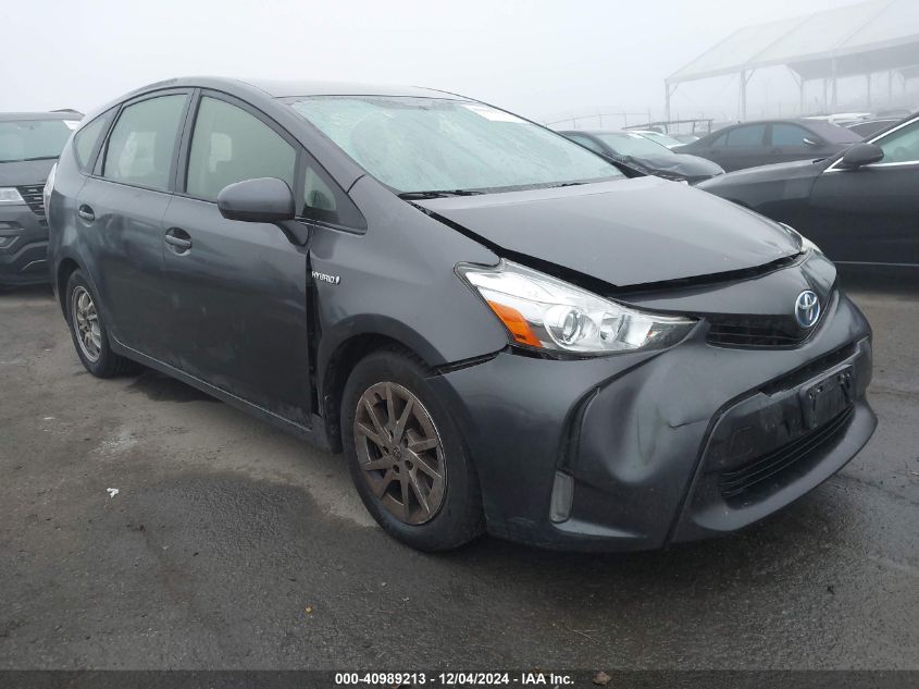 VIN JTDZN3EU6FJ017359 2015 Toyota Prius, V Three no.1