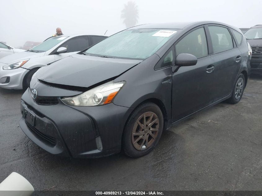 VIN JTDZN3EU6FJ017359 2015 Toyota Prius, V Three no.2