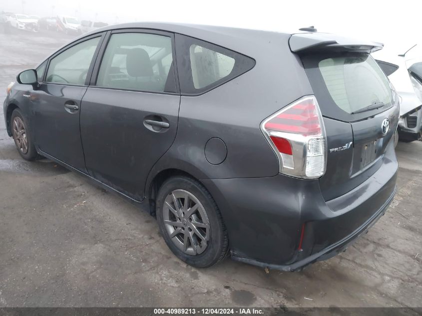 VIN JTDZN3EU6FJ017359 2015 Toyota Prius, V Three no.3