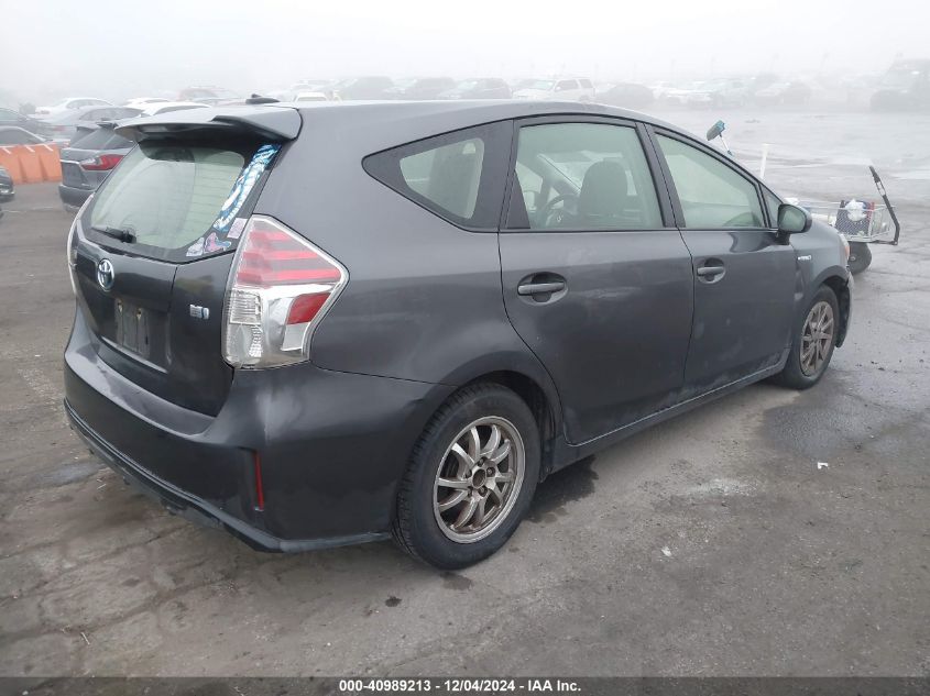 VIN JTDZN3EU6FJ017359 2015 Toyota Prius, V Three no.4