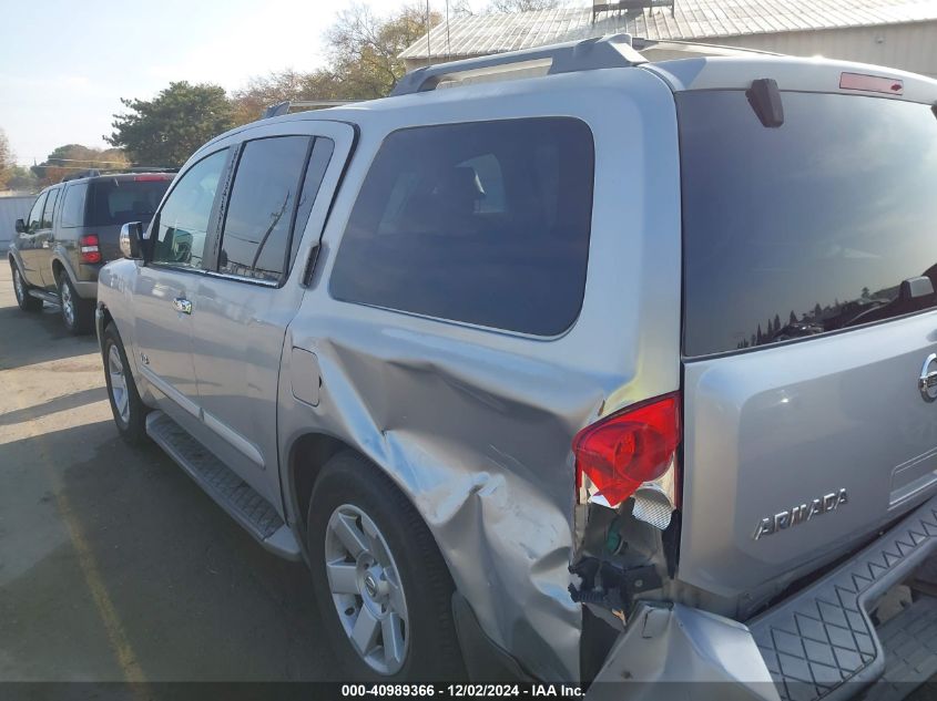 2005 Nissan Armada Le VIN: 5N1AA08A45N713035 Lot: 40989366