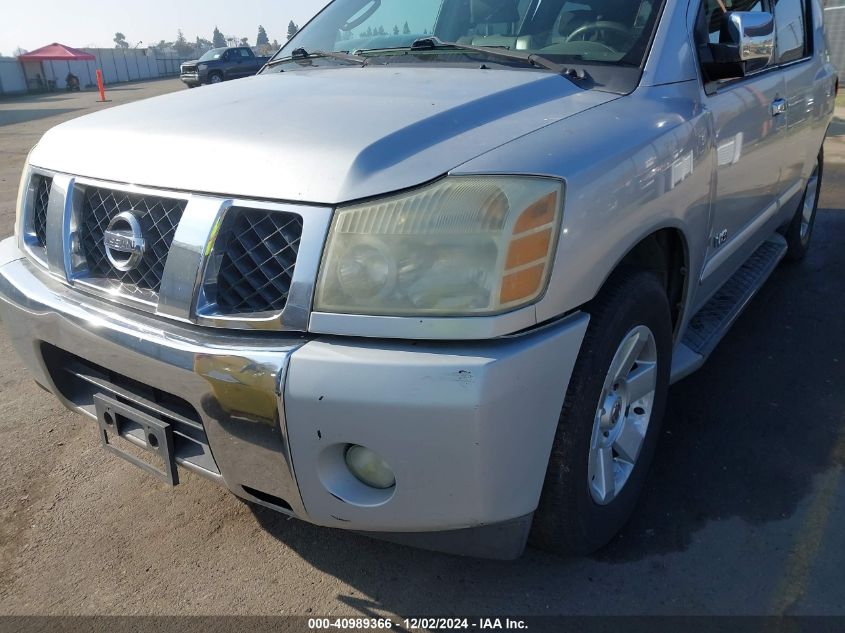 2005 Nissan Armada Le VIN: 5N1AA08A45N713035 Lot: 40989366