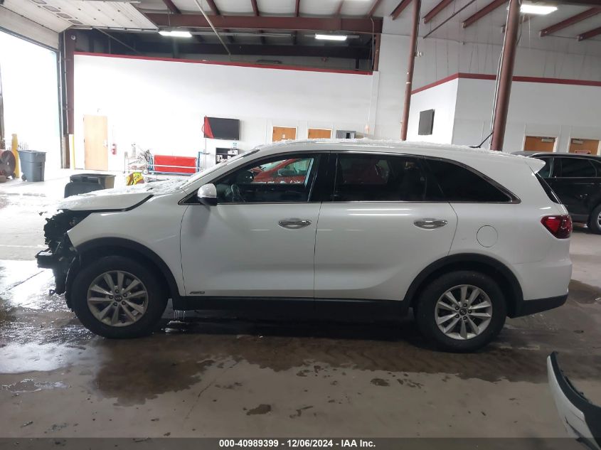 2019 Kia Sorento 3.3L Lx VIN: 5XYPGDA52KG481152 Lot: 40989399