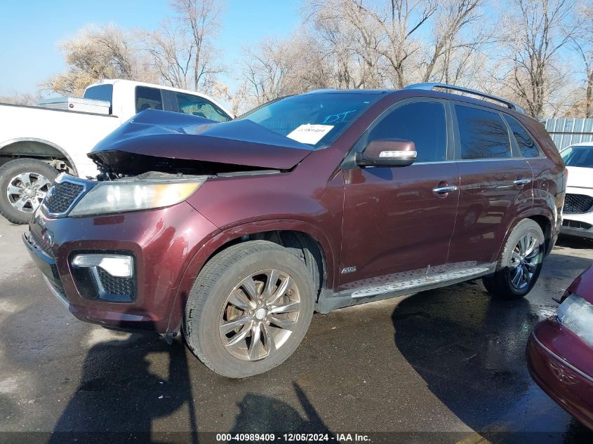 2013 Kia Sorento Sx V6 VIN: 5XYKWDA26DG371162 Lot: 40989409