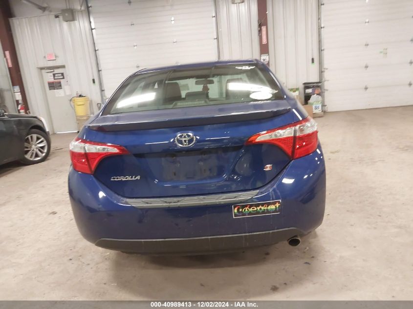 2015 Toyota Corolla S Plus VIN: 2T1BURHE1FC428384 Lot: 40989413