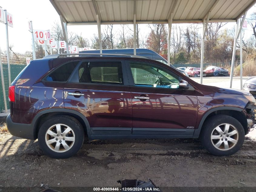 2011 Kia Sorento Lx VIN: 5XYKTCA19BG178849 Lot: 40989446