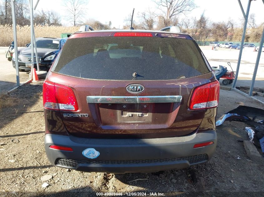 2011 Kia Sorento Lx VIN: 5XYKTCA19BG178849 Lot: 40989446