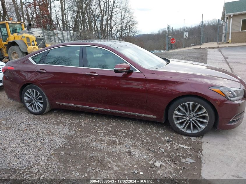 2015 Hyundai Genesis 3.8 VIN: KMHGN4JE9FU102511 Lot: 40989543