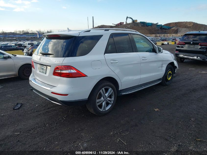 VIN 4JGDA5HB0EA420758 2014 Mercedes-Benz ML 350, 4M... no.4