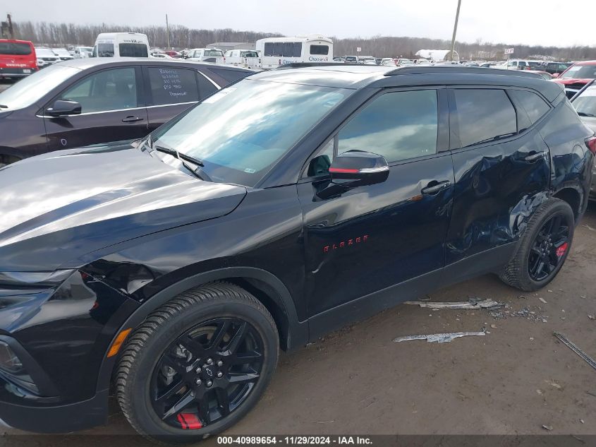 2022 Chevrolet Blazer Fwd 3Lt VIN: 3GNKBDRS3NS217452 Lot: 40989654