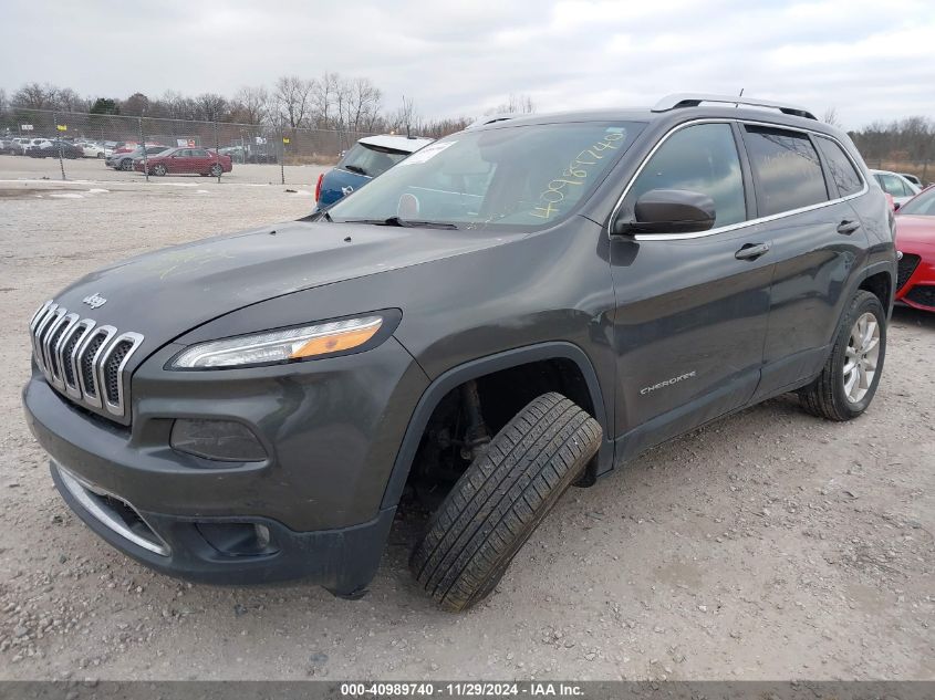 2015 Jeep Cherokee Limited VIN: 1C4PJMDS3FW736127 Lot: 40989740