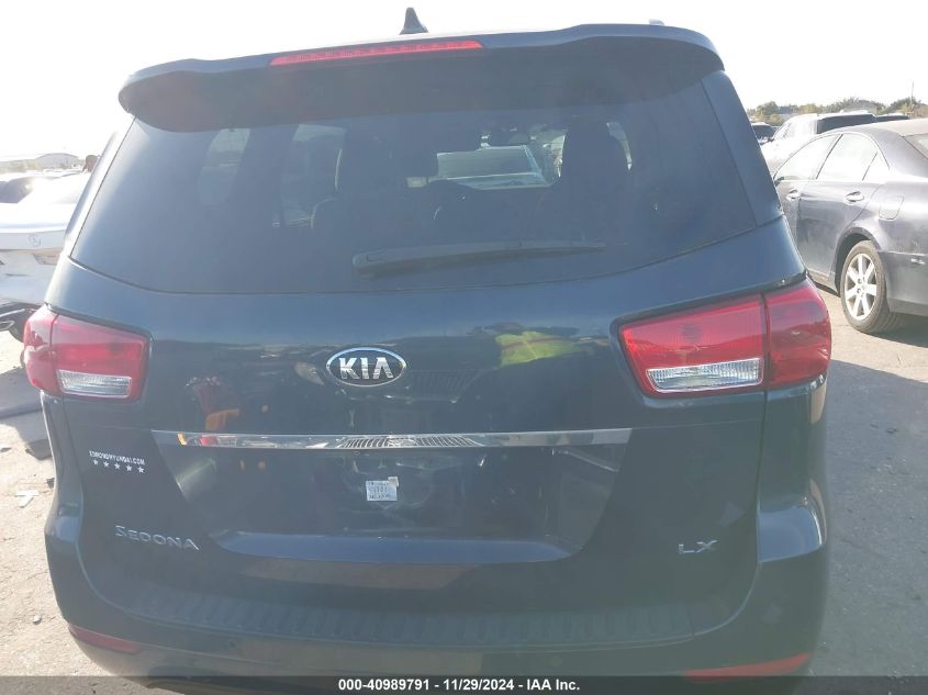 2016 Kia Sedona Lx VIN: KNDMB5C14G6182788 Lot: 40989791