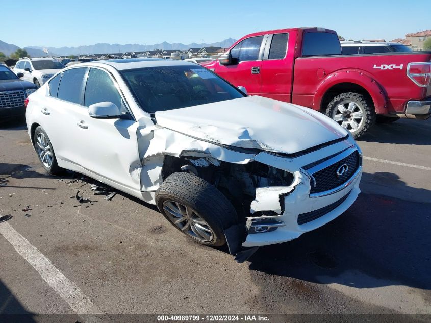 VIN JN1BV7AP5FM333717 2015 Infiniti Q50, Premium no.1