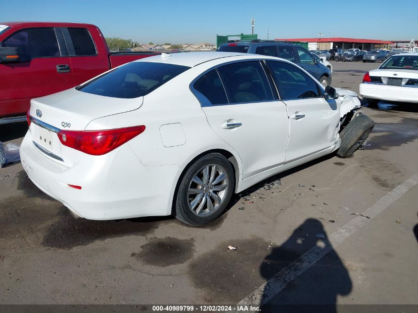 VIN JN1BV7AP5FM333717 2015 Infiniti Q50, Premium no.4