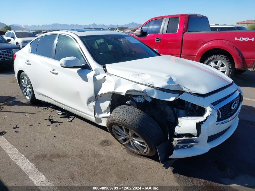 VIN JN1BV7AP5FM333717 2015 Infiniti Q50, Premium no.6