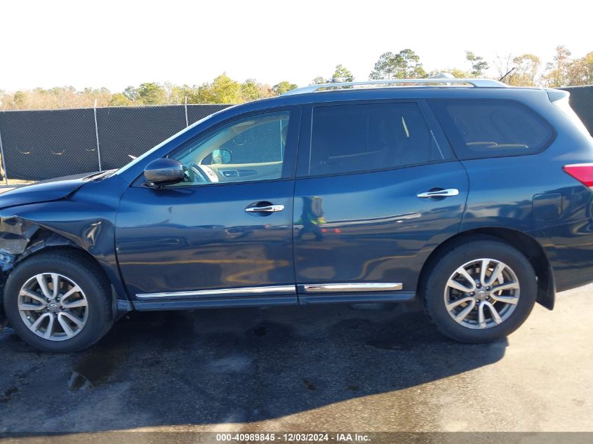 2014 Nissan Pathfinder Sl VIN: 5N1AR2MN7EC709909 Lot: 40989845