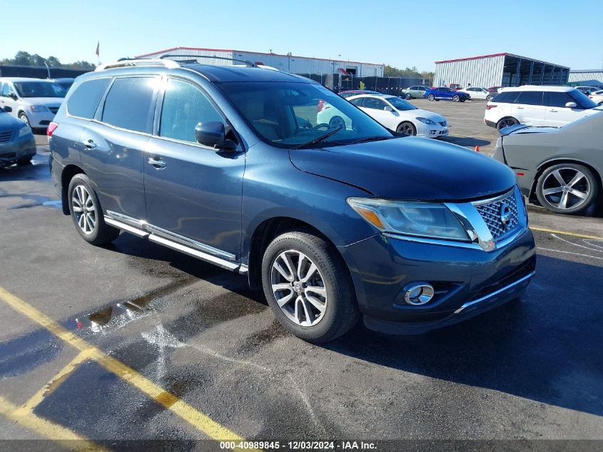 2014 Nissan Pathfinder Sl VIN: 5N1AR2MN7EC709909 Lot: 40989845