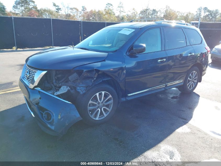 2014 Nissan Pathfinder Sl VIN: 5N1AR2MN7EC709909 Lot: 40989845