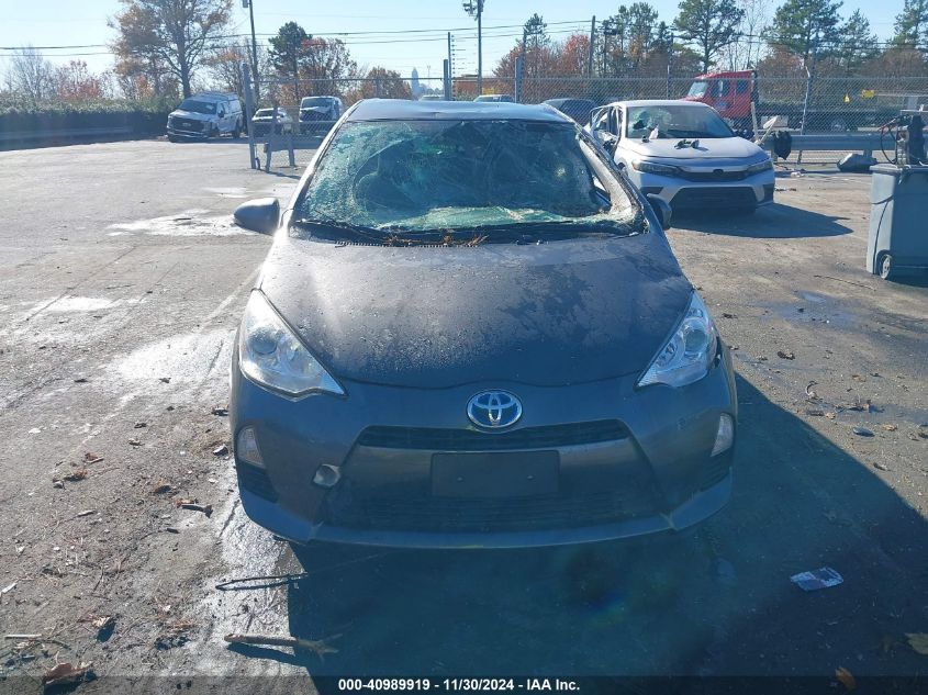 2012 TOYOTA PRIUS C VIN: JTDKDTB31C1003302