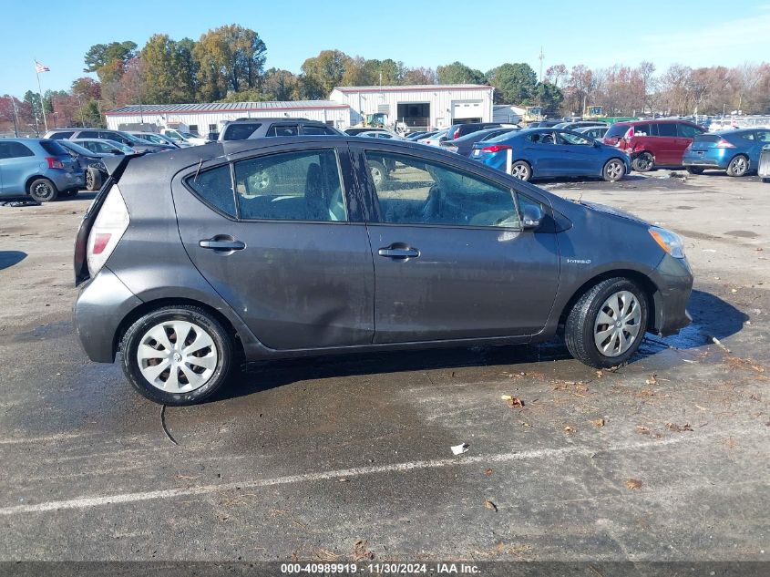 2012 Toyota Prius C One VIN: JTDKDTB31C1003302 Lot: 40989919