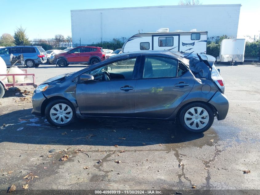 2012 Toyota Prius C One VIN: JTDKDTB31C1003302 Lot: 40989919