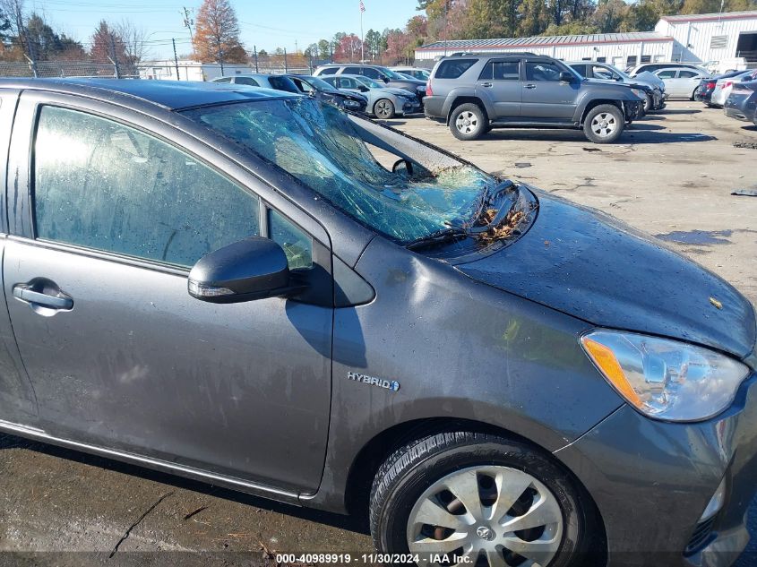 2012 TOYOTA PRIUS C VIN: JTDKDTB31C1003302