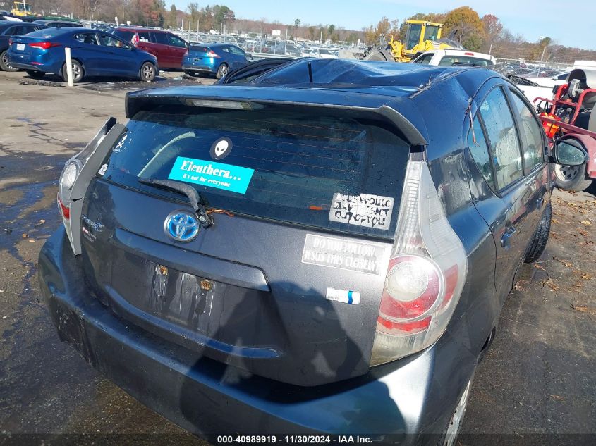 2012 TOYOTA PRIUS C VIN: JTDKDTB31C1003302