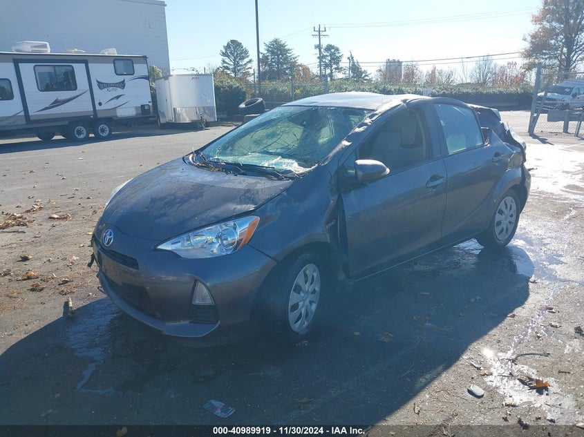 2012 TOYOTA PRIUS C VIN: JTDKDTB31C1003302