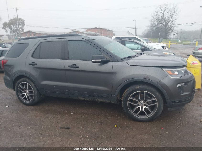 2018 Ford Explorer Sport VIN: 1FM5K8GT5JGB39091 Lot: 40990126