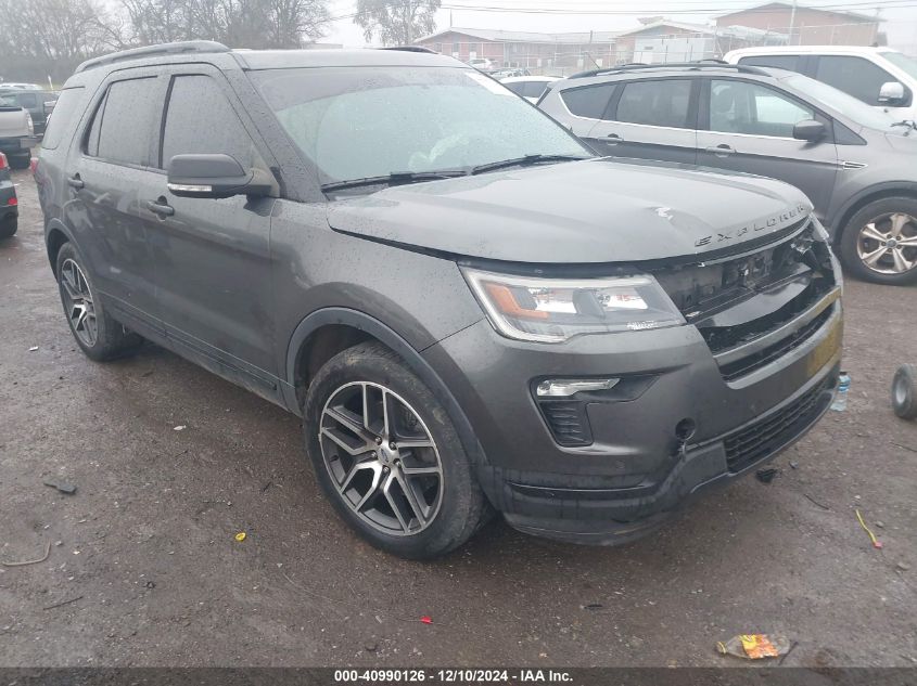 VIN 1FM5K8GT5JGB39091 2018 FORD EXPLORER no.1