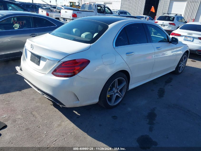 VIN 55SWF4KB0FU058634 2015 MERCEDES-BENZ C 300 no.4