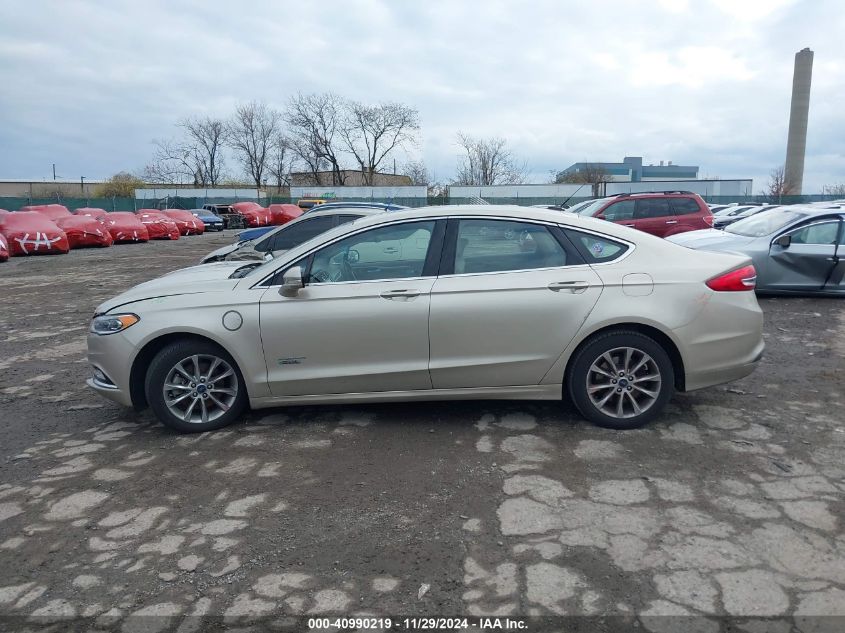 2017 FORD FUSION ENERGI SE LUXURY - 3FA6P0PU5HR289196