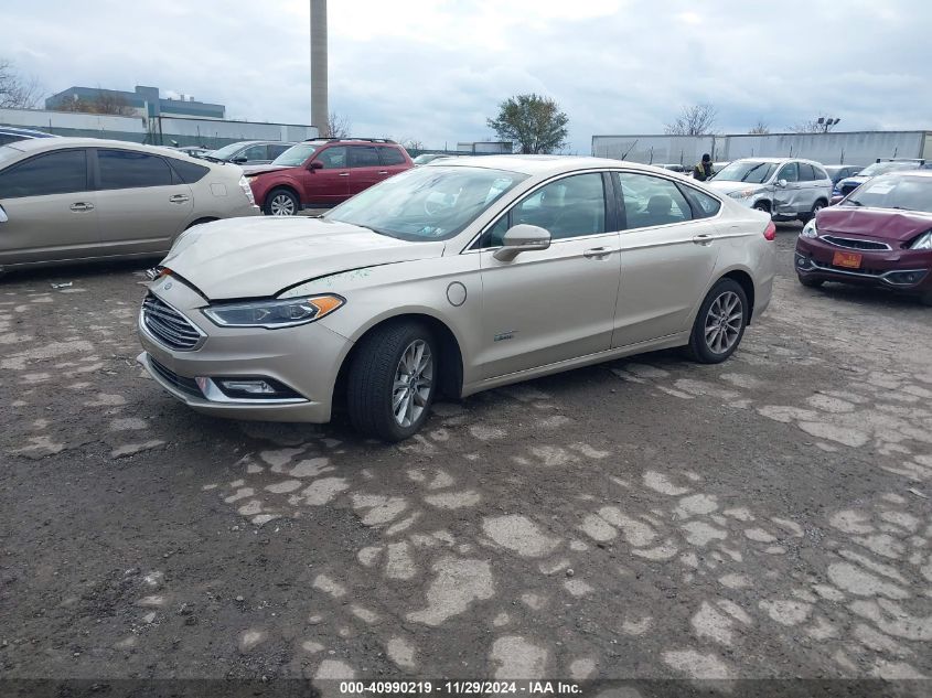 2017 FORD FUSION ENERGI SE LUXURY - 3FA6P0PU5HR289196