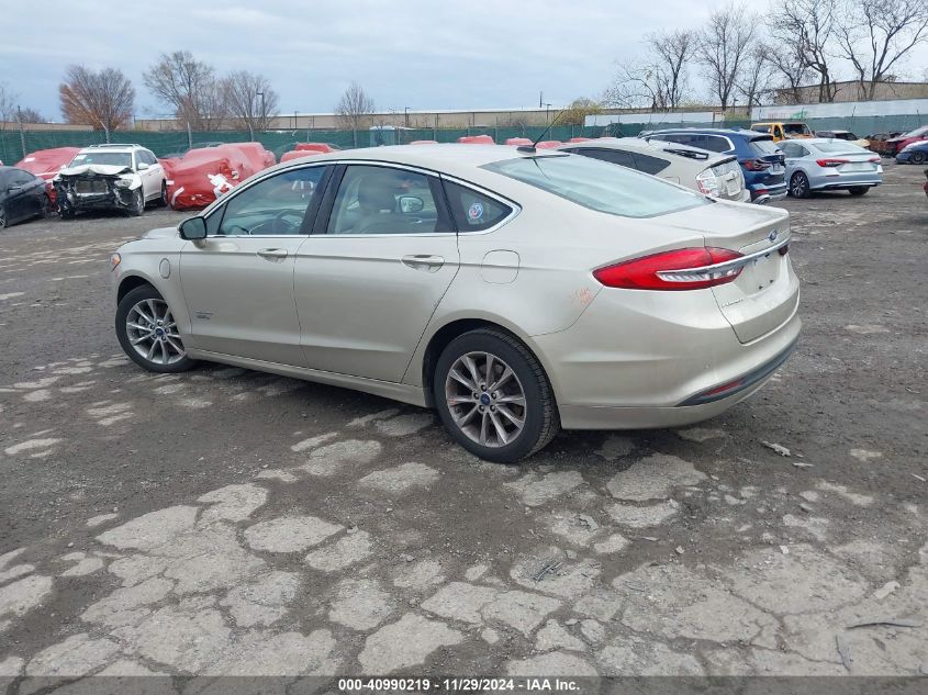 2017 FORD FUSION ENERGI SE LUXURY - 3FA6P0PU5HR289196