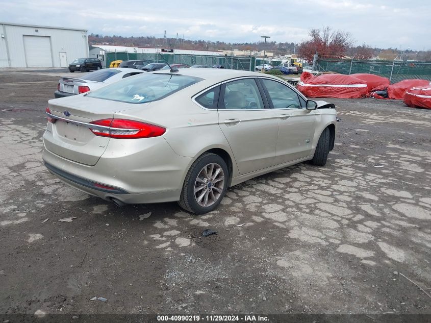 2017 FORD FUSION ENERGI SE LUXURY - 3FA6P0PU5HR289196