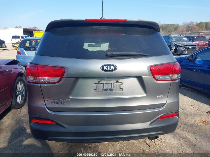 2016 Kia Sorento 2.4L L VIN: 5XYPG4A3XGG150888 Lot: 40990350