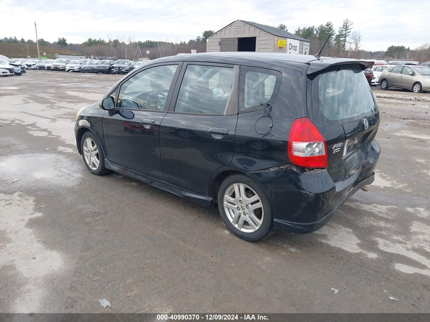 2007 Honda Fit S VIN: JHMGD37667F059839 Lot: 40990370