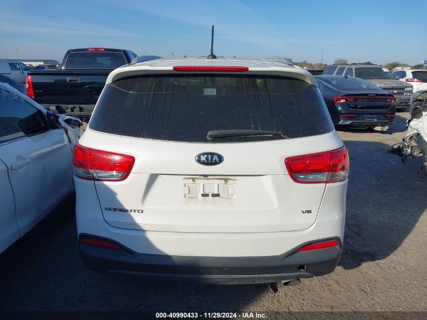 2016 Kia Sorento 3.3L Lx VIN: 5XYPG4A55GG111580 Lot: 40990433