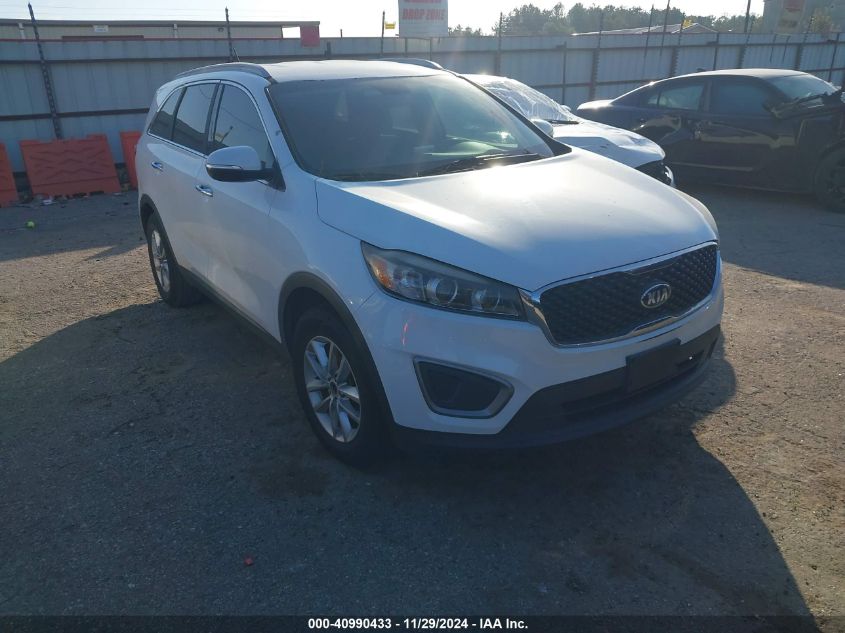 VIN 5XYPG4A55GG111580 2016 KIA Sorento, 3.3L Lx no.1