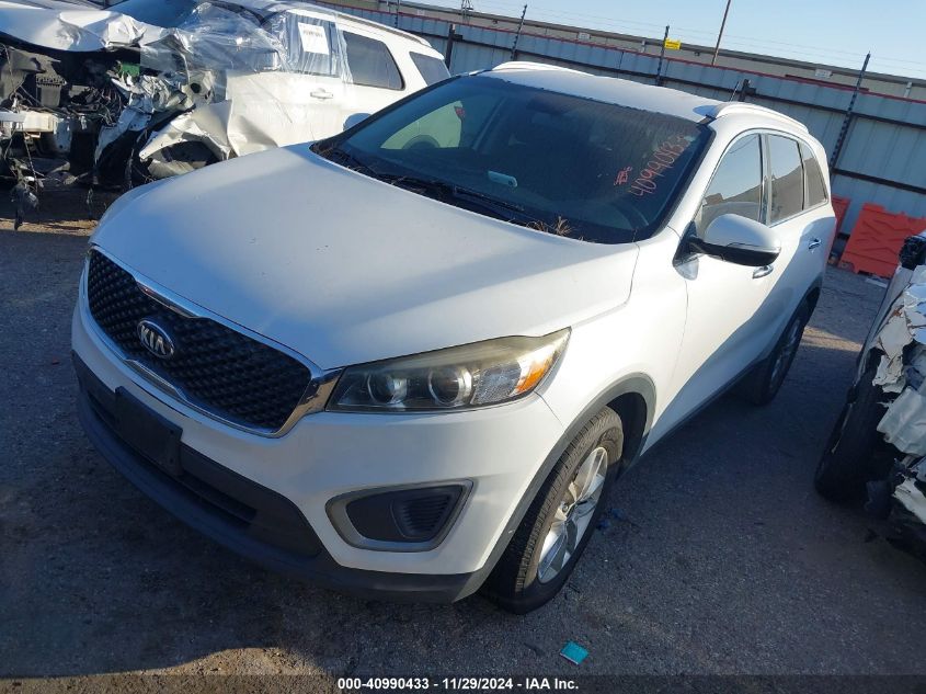 VIN 5XYPG4A55GG111580 2016 KIA Sorento, 3.3L Lx no.2