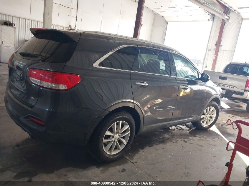 2017 Kia Sorento 2.4L Lx VIN: 5XYPG4A30HG247826 Lot: 40990542