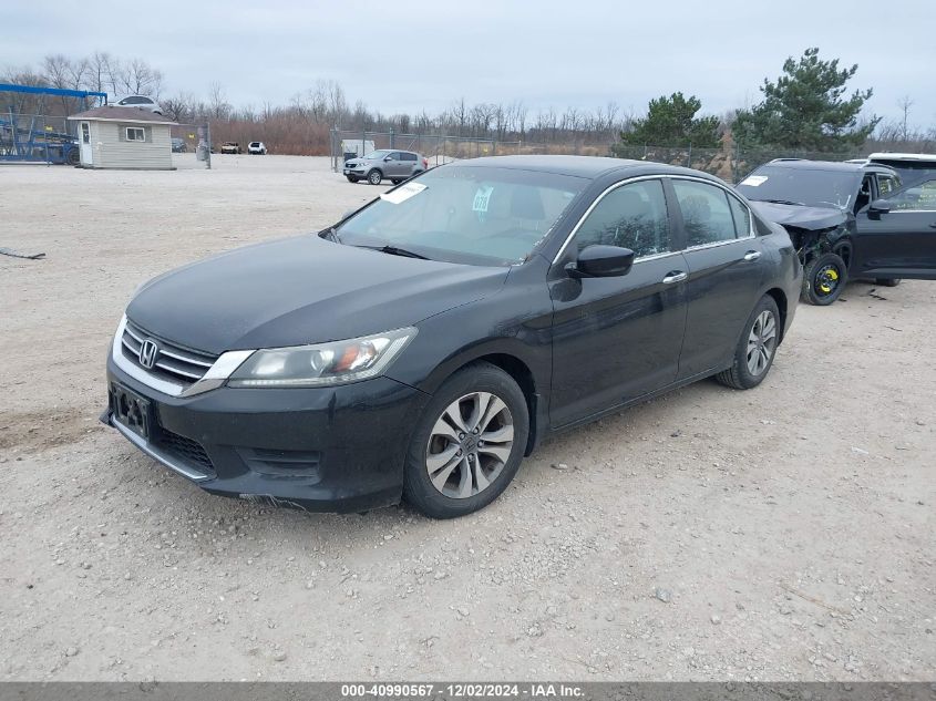 VIN 1HGCR2F3XEA098652 2014 Honda Accord, LX no.2