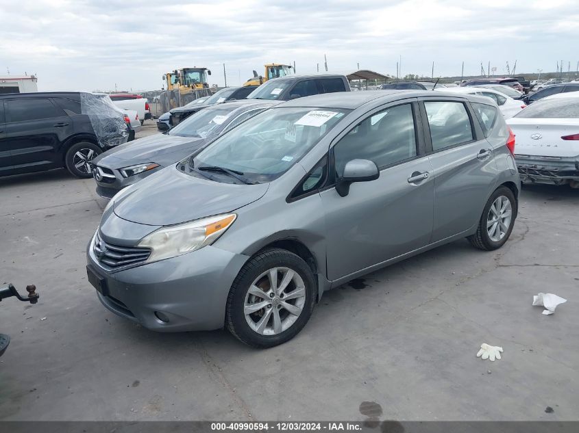 VIN 3N1CE2CP0EL372566 2014 Nissan Versa, Note SV no.2