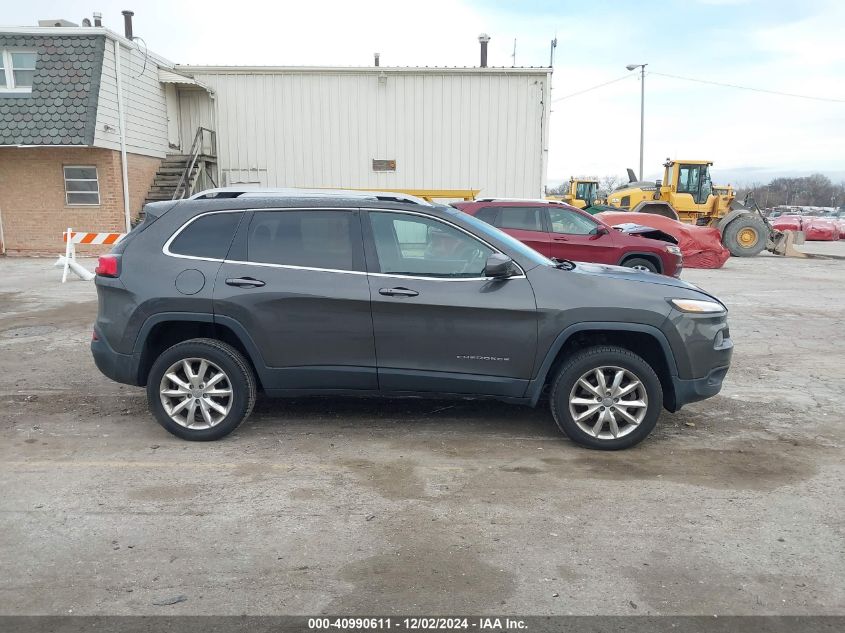 2014 Jeep Cherokee Limited VIN: 1C4PJMDS2EW193352 Lot: 40990611