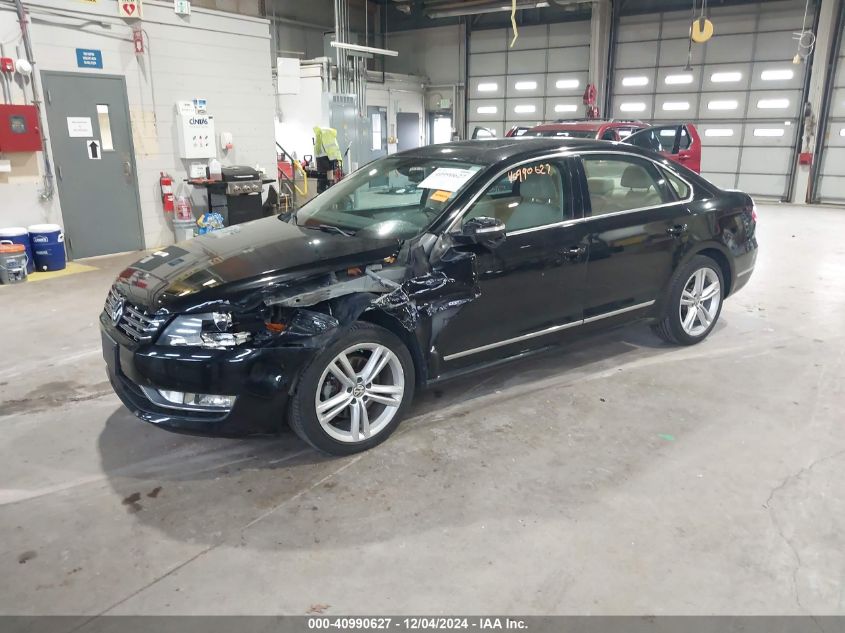 VIN 1VWBN7A34DC063745 2013 Volkswagen Passat, 2.0L... no.2