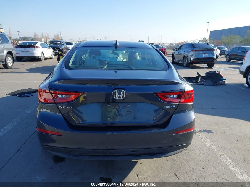 2019 Honda Insight Ex VIN: 19XZE4F58KE029386 Lot: 40990644