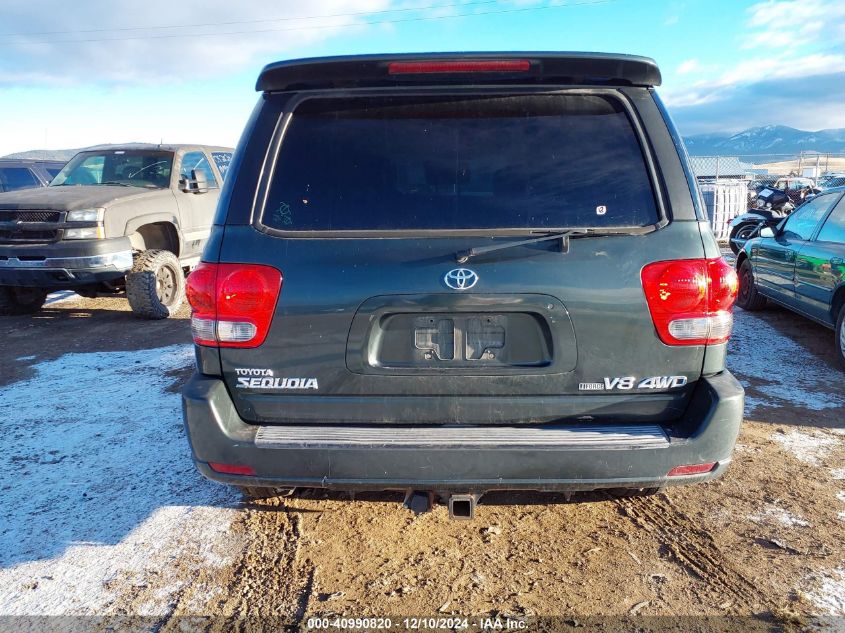 2006 Toyota Sequoia Limited V8 VIN: 5TDBT48A36S260970 Lot: 40990820