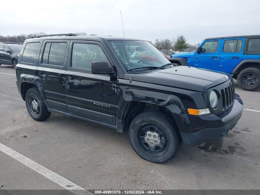 VIN 1C4NJPBA7DD246883 2013 Jeep Patriot, Sport no.1