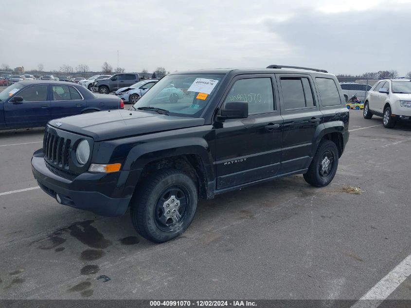 VIN 1C4NJPBA7DD246883 2013 Jeep Patriot, Sport no.2