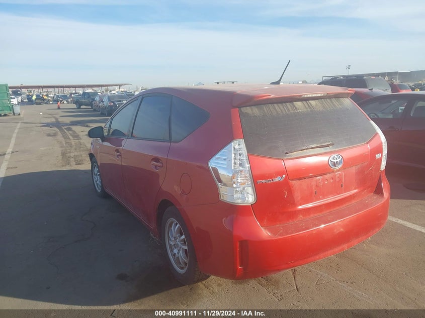 2012 TOYOTA PRIUS V VIN: JTDZN3EU2C3118978